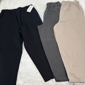 🥕 Bundle of 3 NWT Basic Editions Pull On Pants Size XL